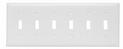 Wall Plate: 6G Toggle Switch