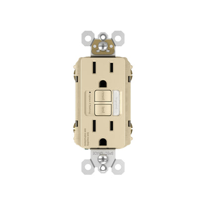 GFCI Receptacle + Nightlight: TR, 15A