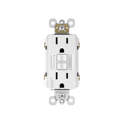 GFCI Receptacle + Nightlight: TR, 15A