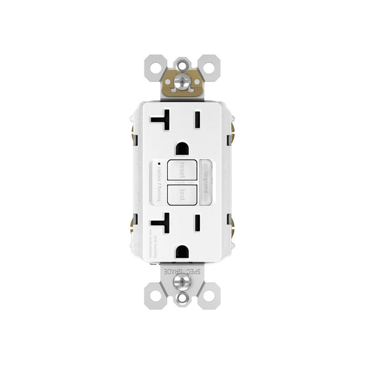 GFCI Receptacle + Nightlight: TR, 20A