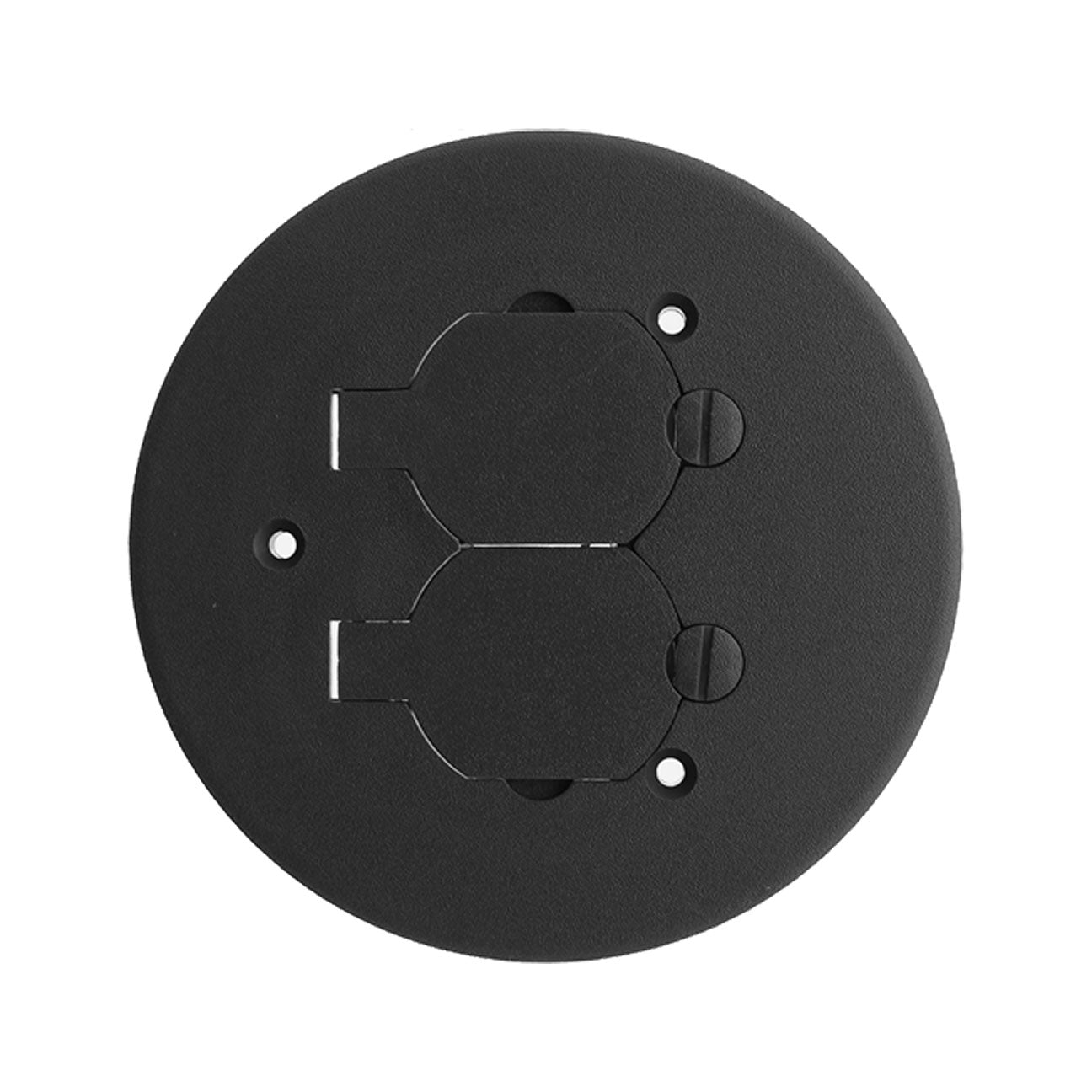 Ratchet-Pro™ Nonmetallic Black Duplex Cover Plate