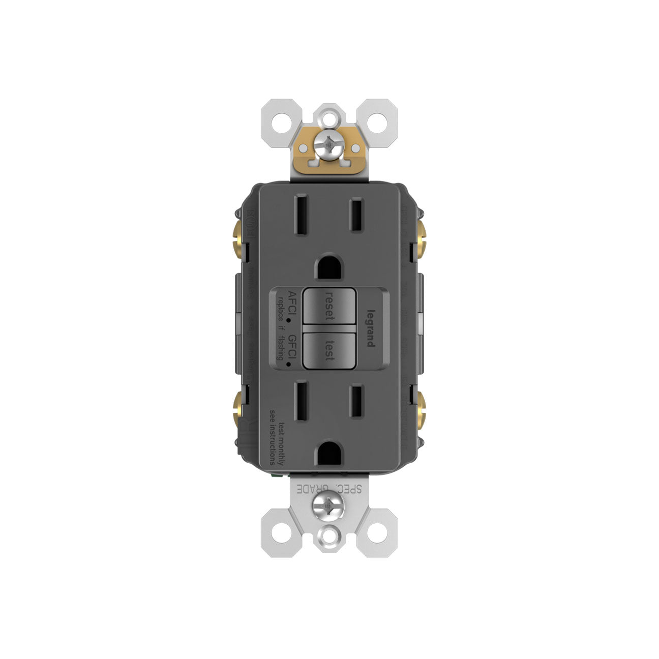 AFCI/GFCI Receptacle: TR, 15A