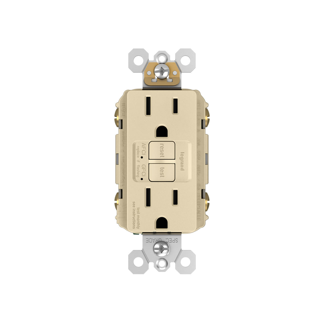 AFCI/GFCI Receptacle: TR, 15A