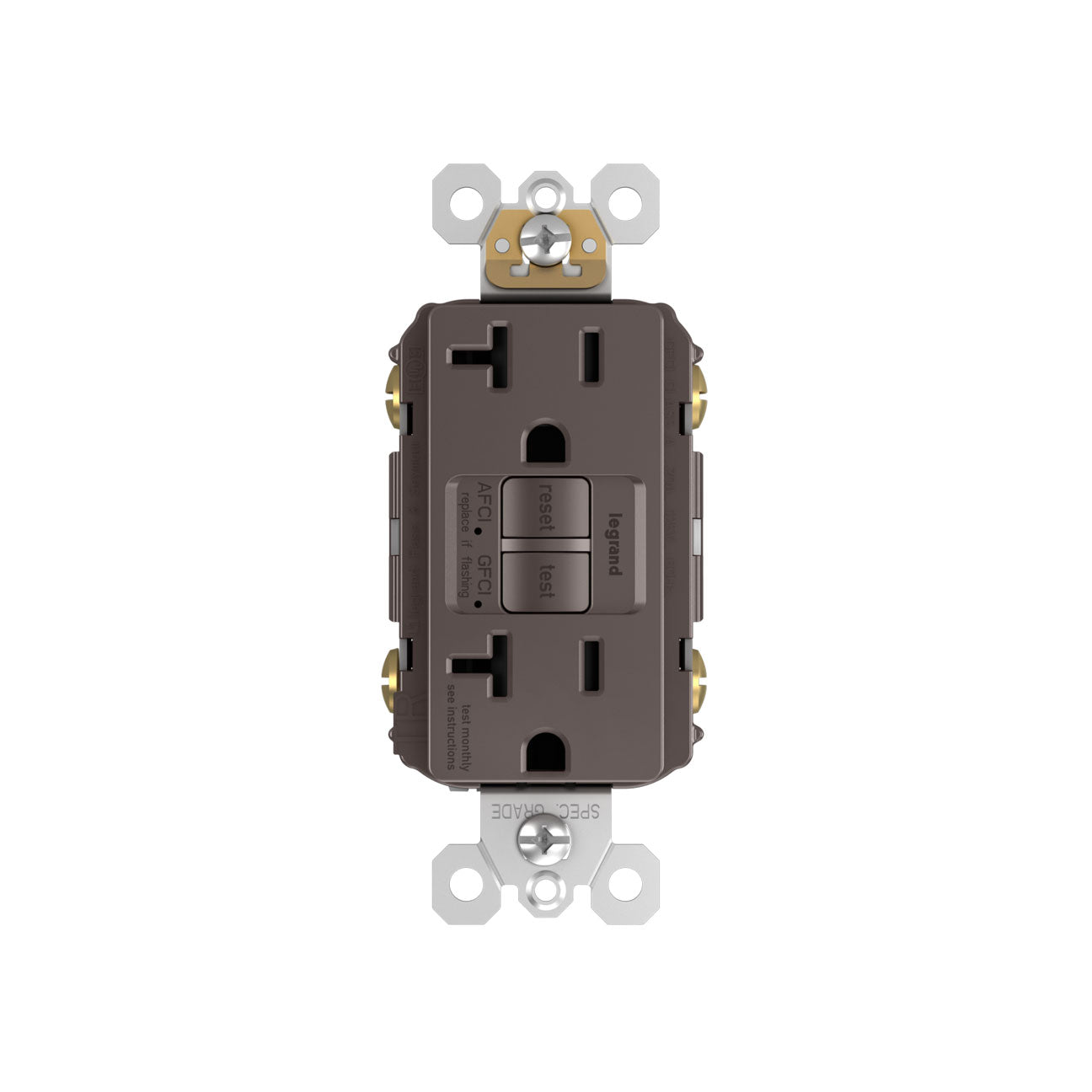 AFCI/GFCI Receptacle: TR, 20A