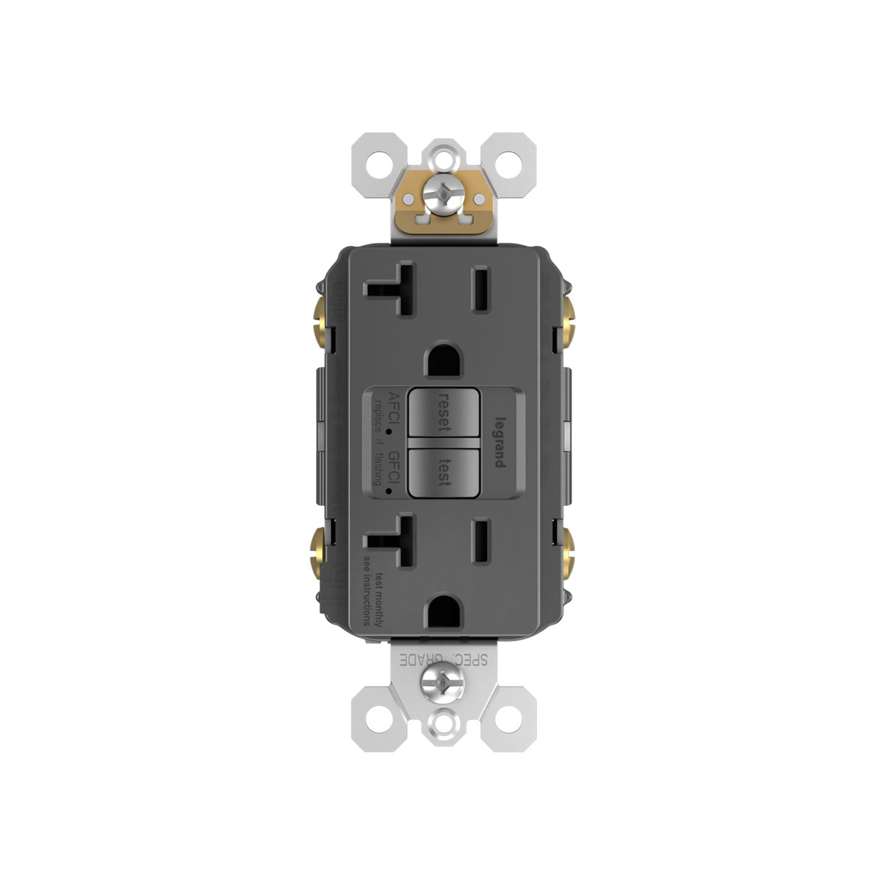 AFCI/GFCI Receptacle: TR, 20A