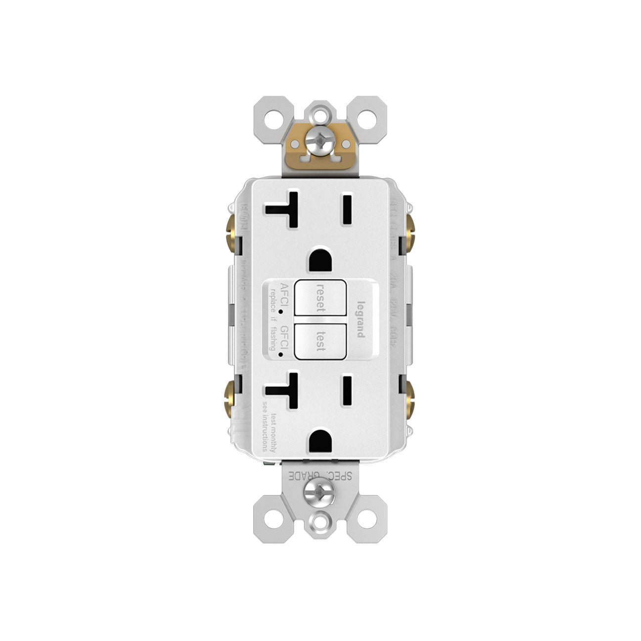 AFCI/GFCI Receptacle: TR, 20A