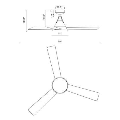 Archer 54-in Ceiling Fan