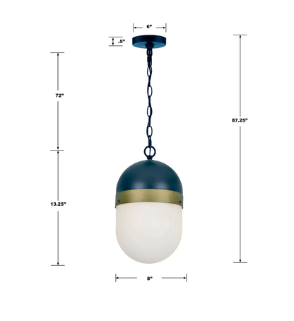 Brian Patrick Flynn Capsule 1 Light Outdoor Pendant - Medium