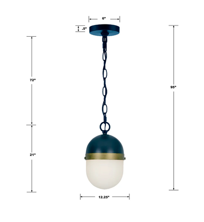 Brian Patrick Flynn Capsule 3 Light Outdoor Pendant