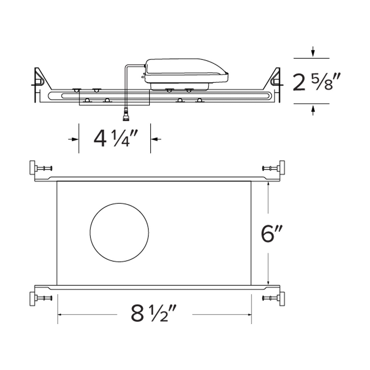 4″ Canless Koto™ New Construction Frame & Driver