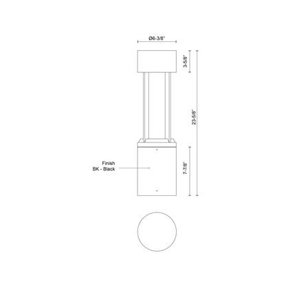 Knox 24-in Bollard