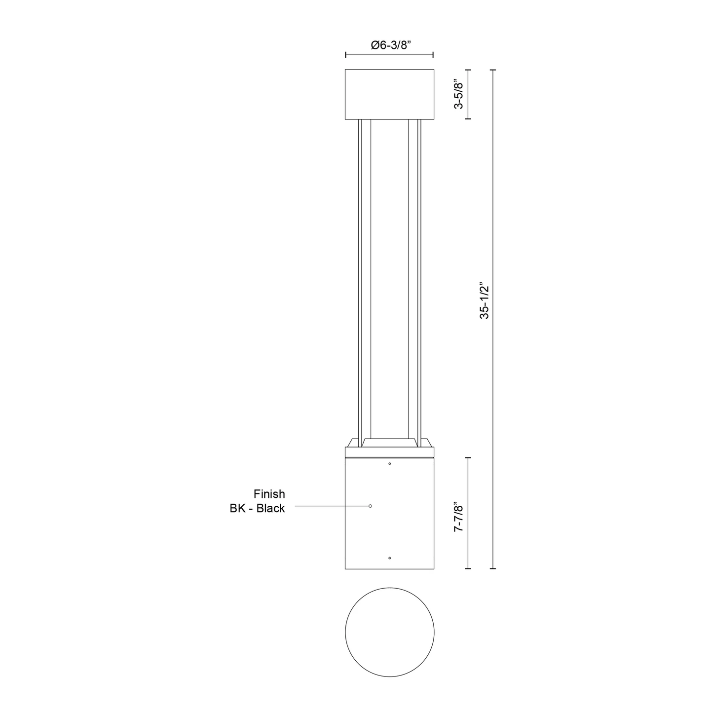 Knox 36-in Bollard