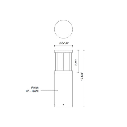 Alden 20-in Bollard