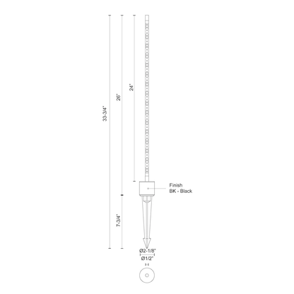 Dorian 24-in Exterior Low Voltage Landscape