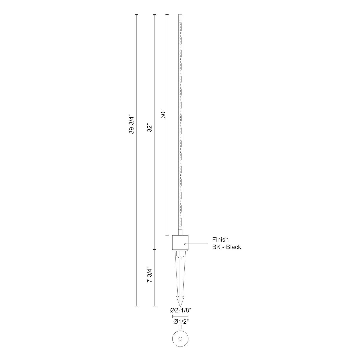 Dorian 30-in Exterior Low Voltage Landscape