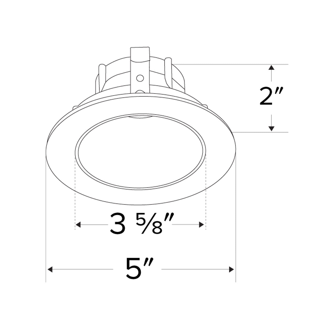 Pex™ 4" Round Deep Reflector