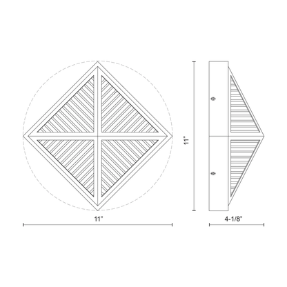 Cairo 11-in Exterior Wall Sconce