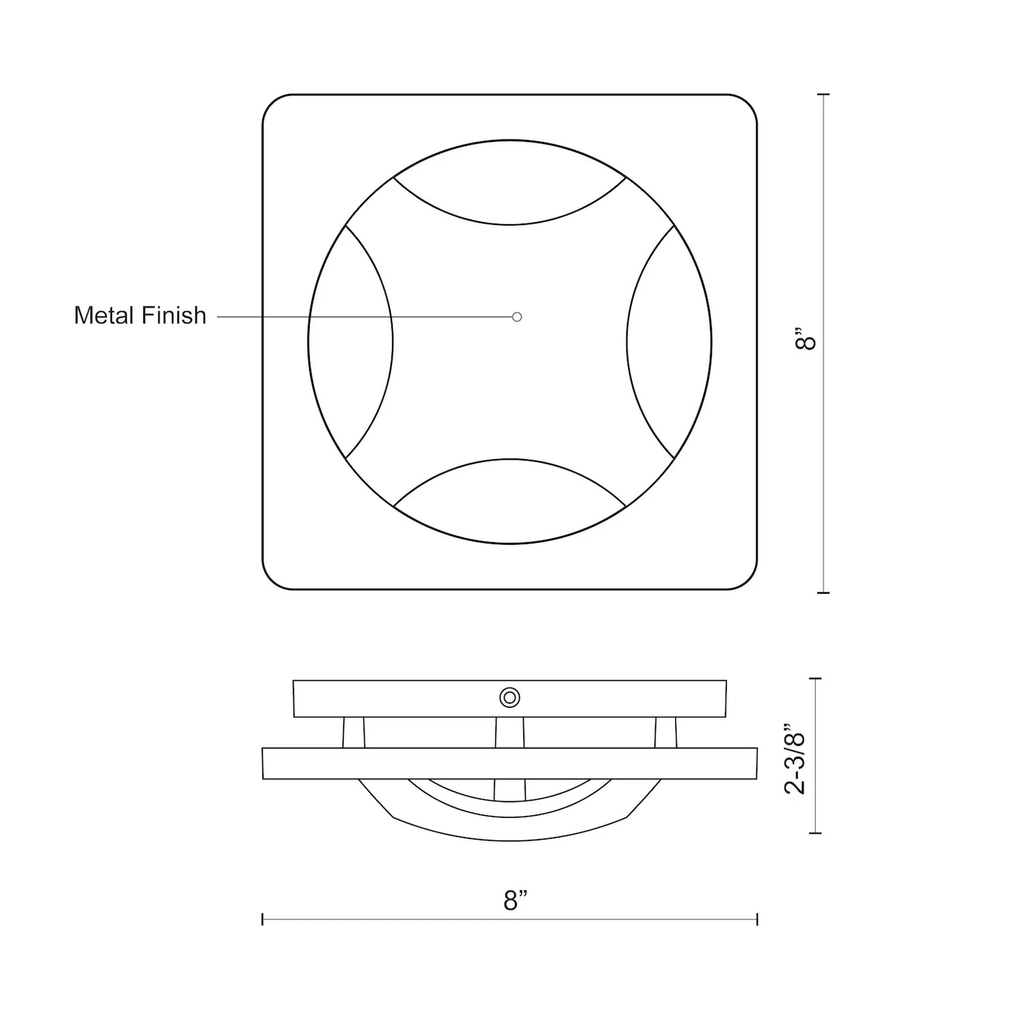 Etna 8-in Exterior Wall Sconce