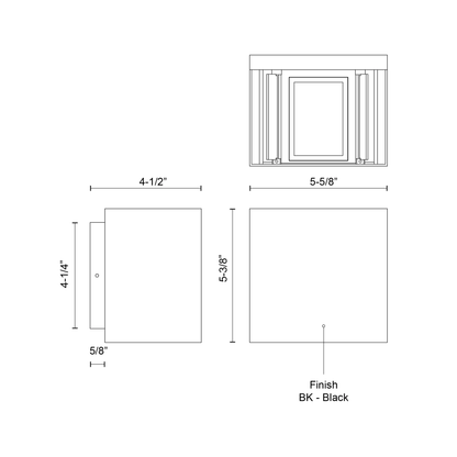 Helsinki 6-in Exterior Wall Sconce [Universal Voltage]