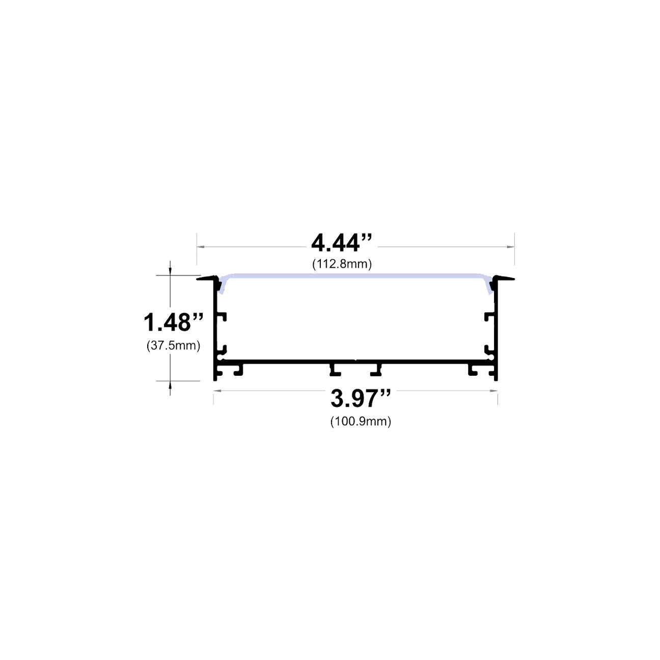 J1112 - Recessed LED Channel