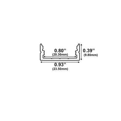 J1955 - Surface Mount LED Channel