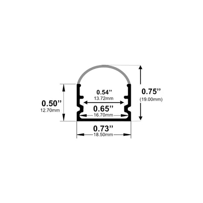 J1961R - Surface Mount LED Channel