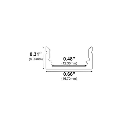 J1971B Surface Mount LED Channel