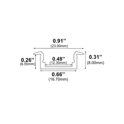 J1972 - LED Recessed Channel