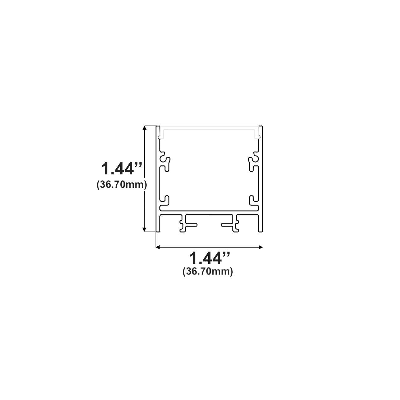 J435 - Surface Mount LED Channel