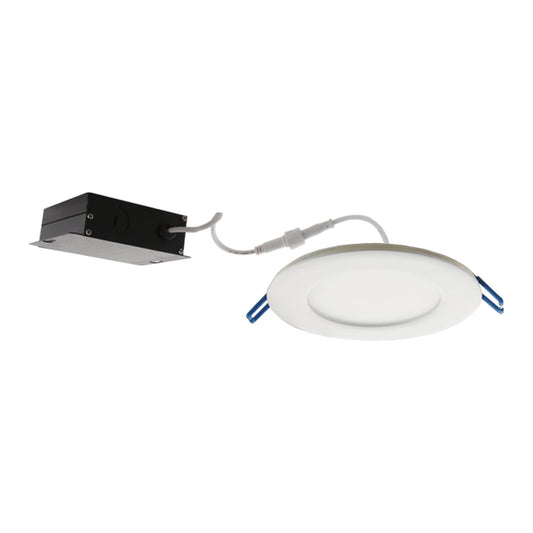 4" LED Round Panel Light with 5-CCT Switch