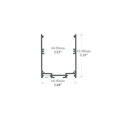 J550 - Surface or Suspended Mount LED Channel