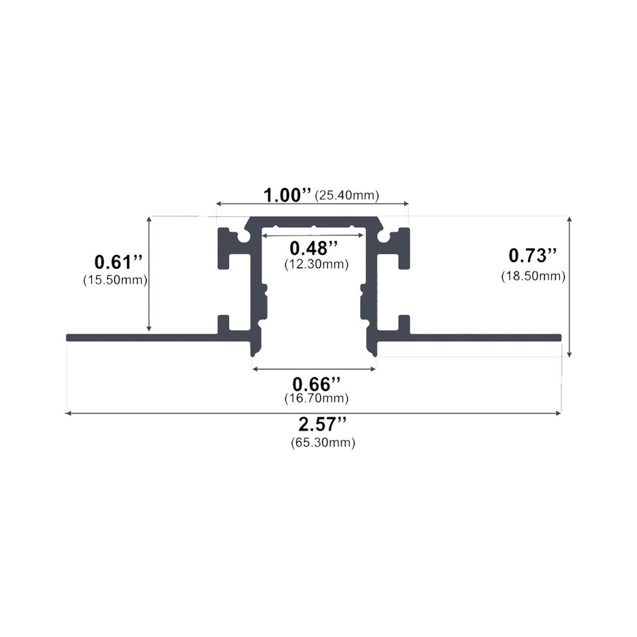 J615 - Recessed LED Channel