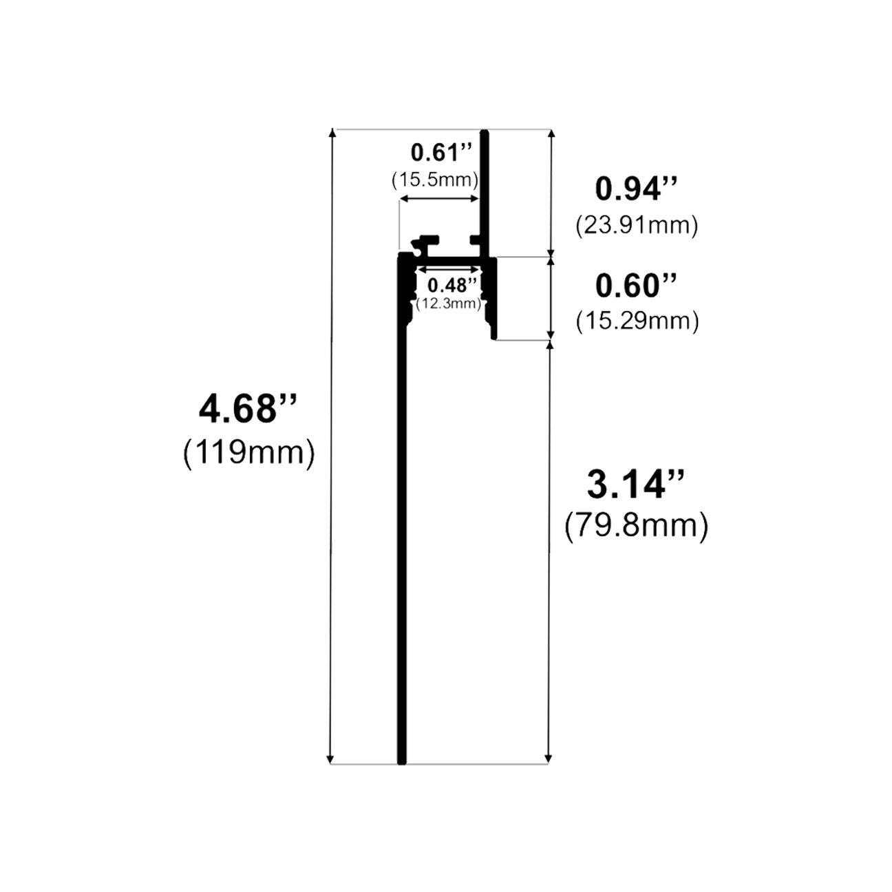 J650 - Recessed LED Channel