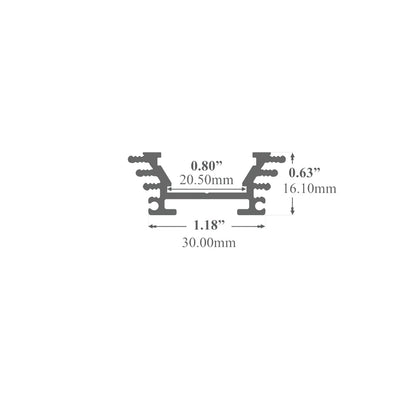 J703 - Surface Mount LED Channel