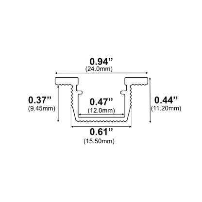 J962 - Recessed LED Channel