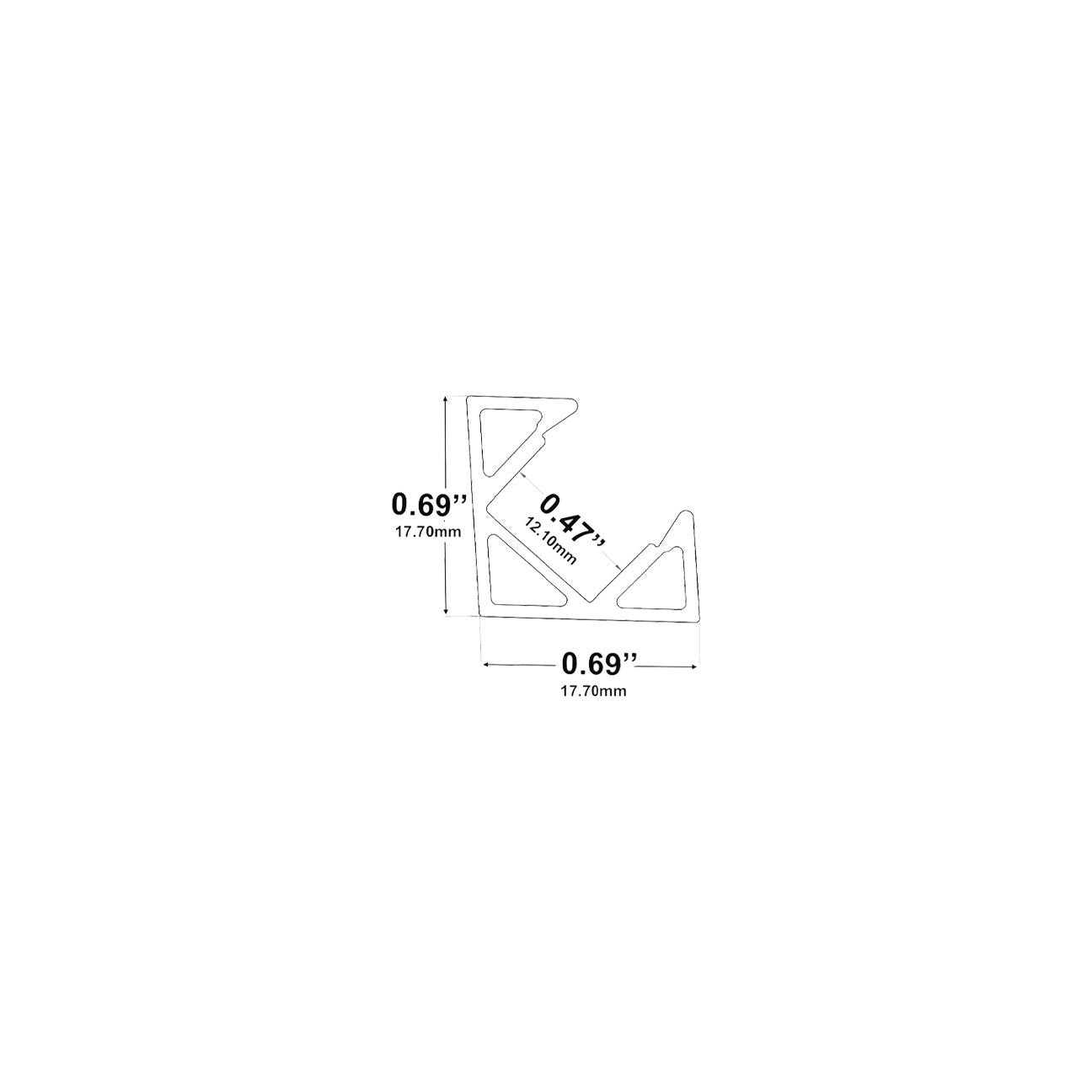 J965 - Surface Mount LED Channel