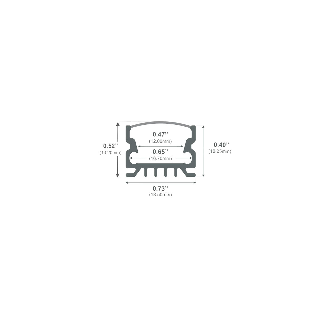 J967F - Surface Mount LED Channel