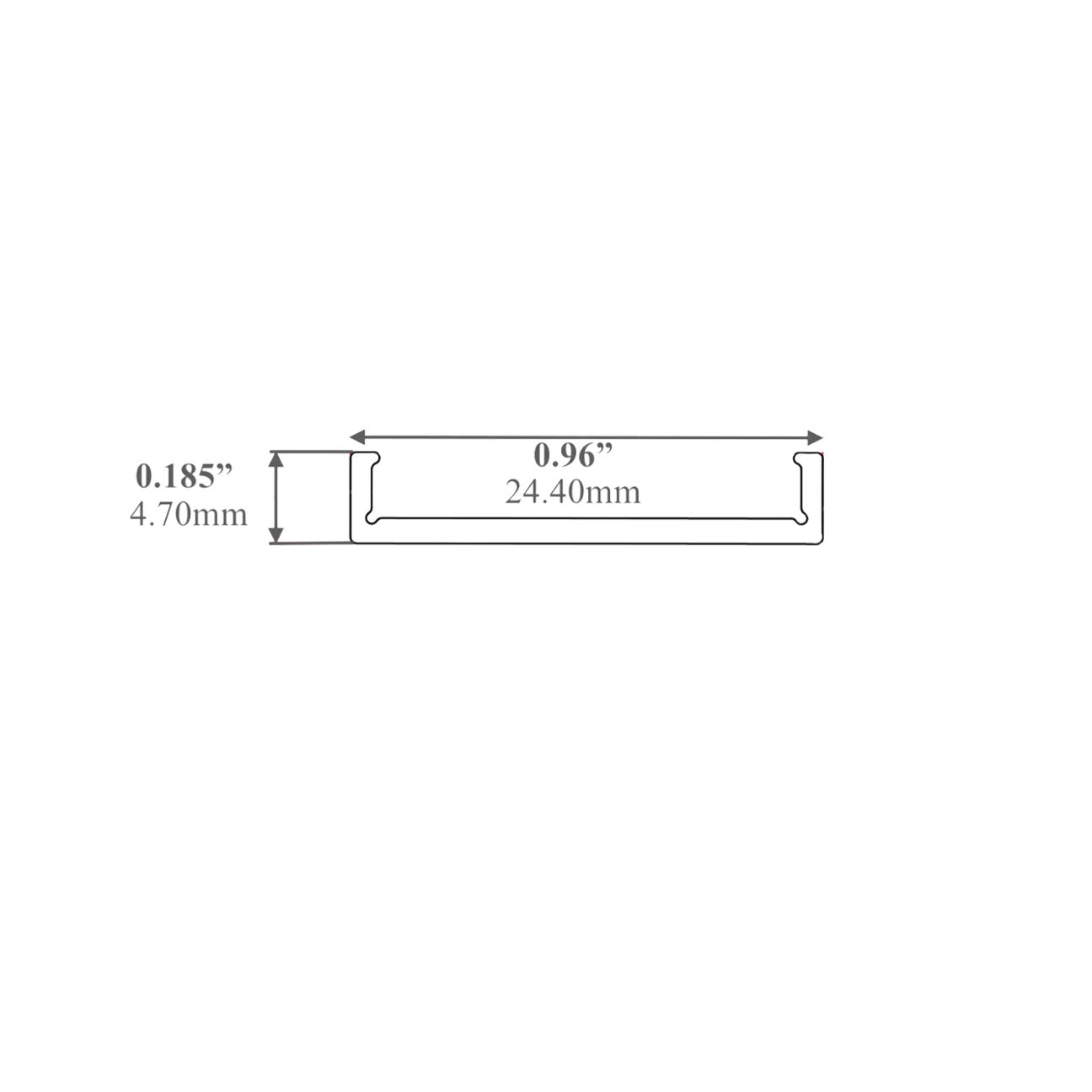 J969 - Surface Mount LED Channel