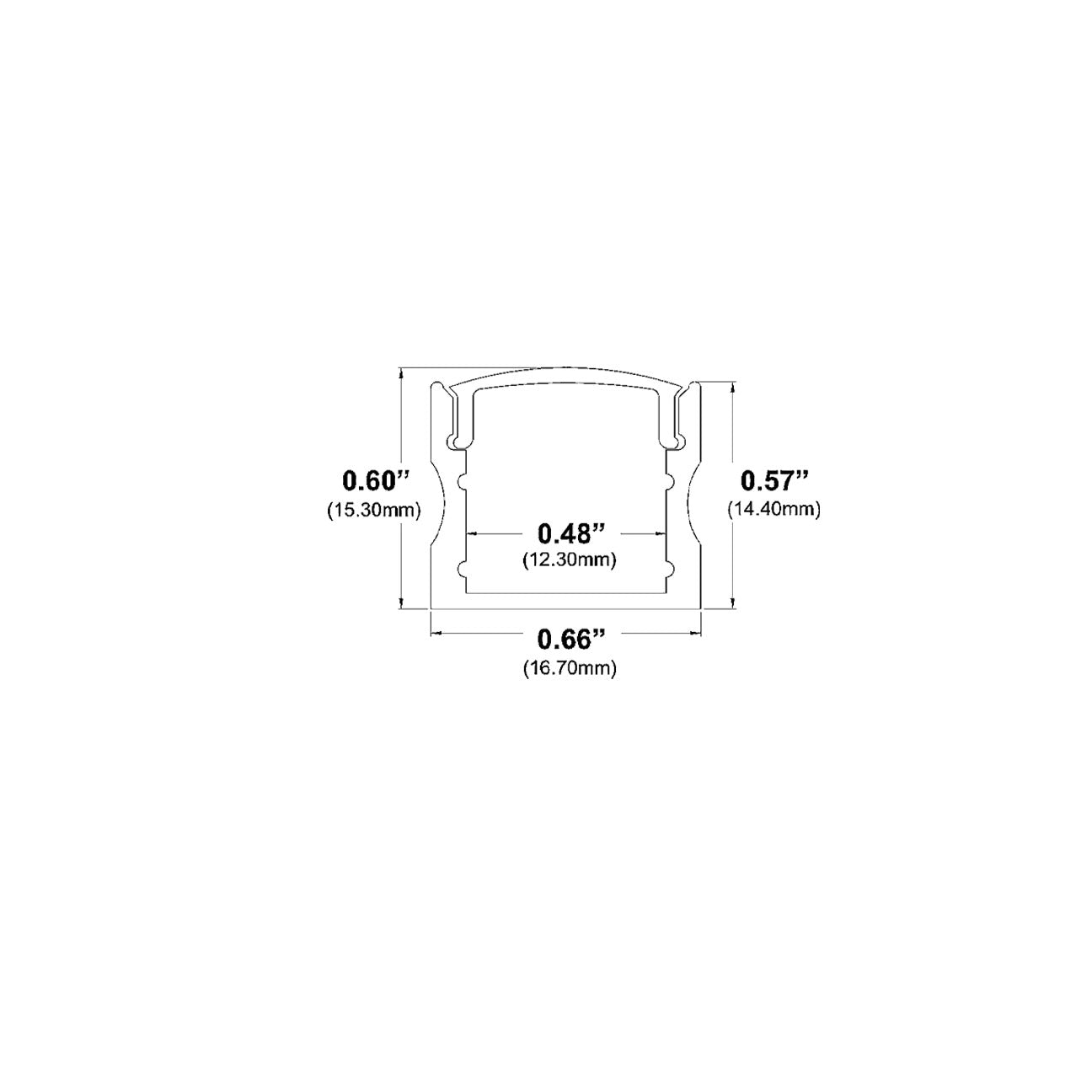 J971BB - Surface Mount LED Channel