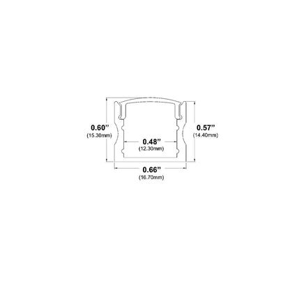 J971BB - Surface Mount LED Channel