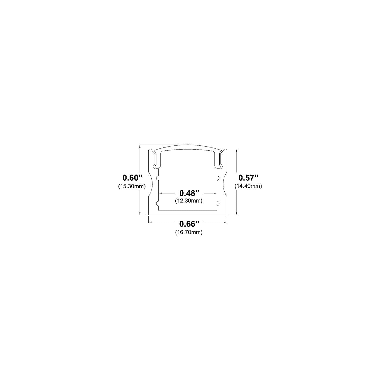 J971 - Surface Mount LED Channel