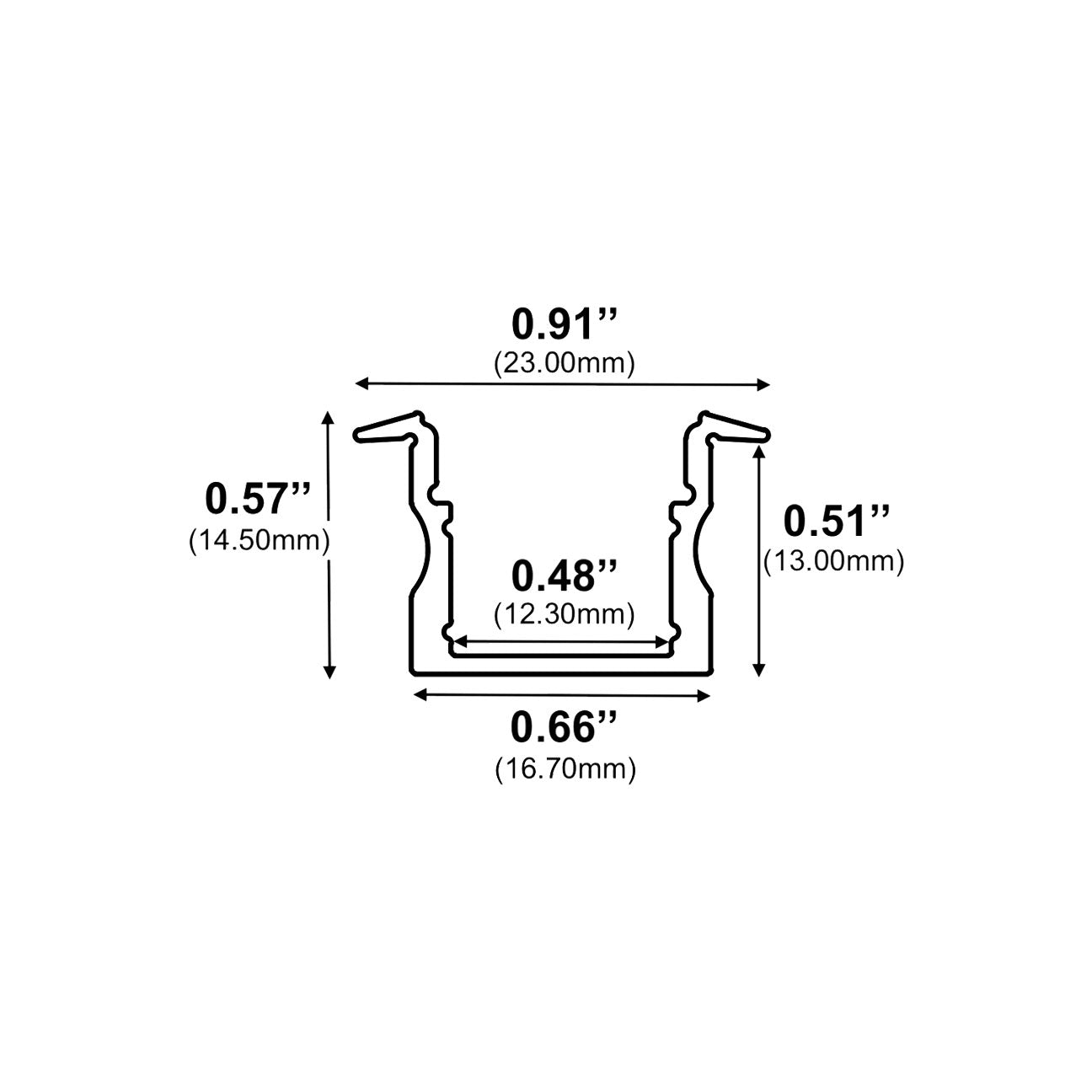 J972 - Recessed LED Channel