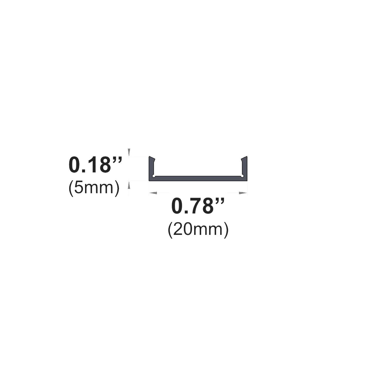 J976 - Surface Mount LED Channel