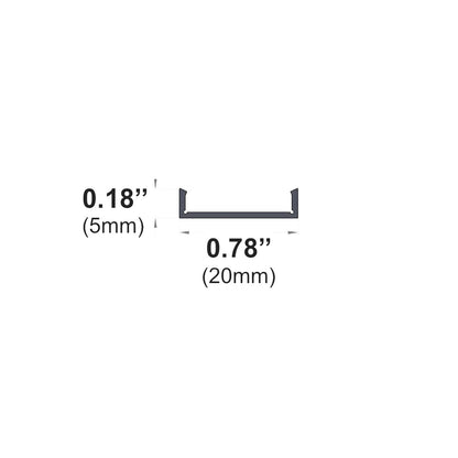 J976 - Surface Mount LED Channel