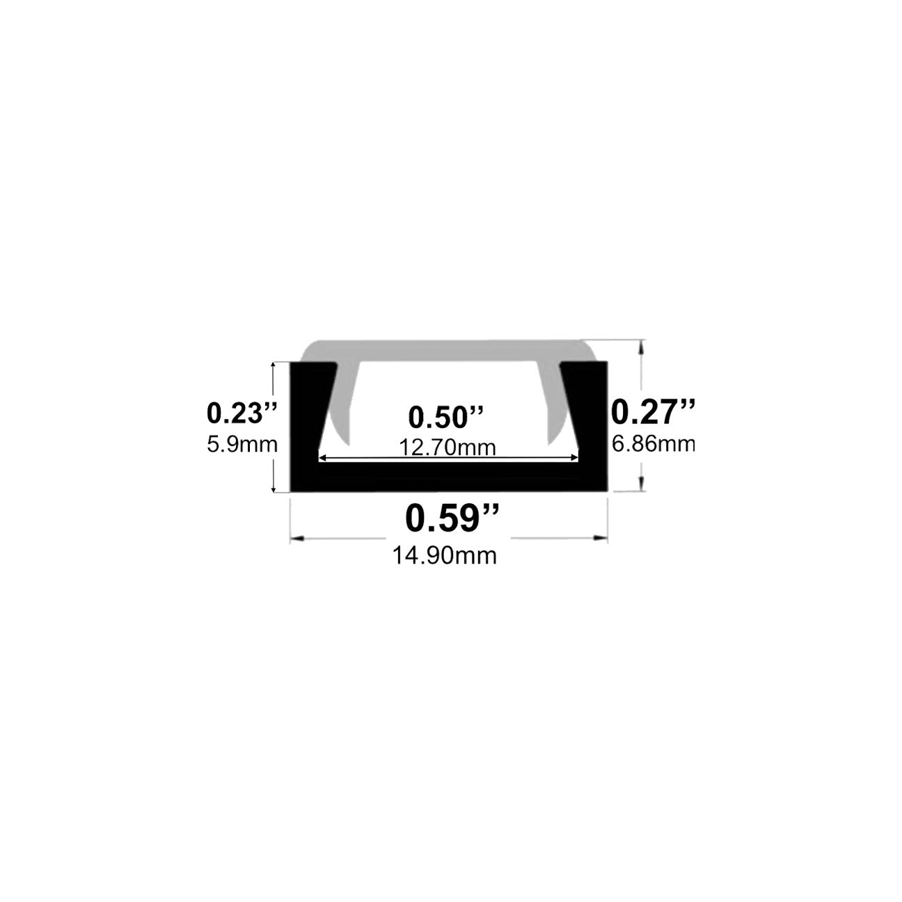 J981 - Surface Mount LED Channel