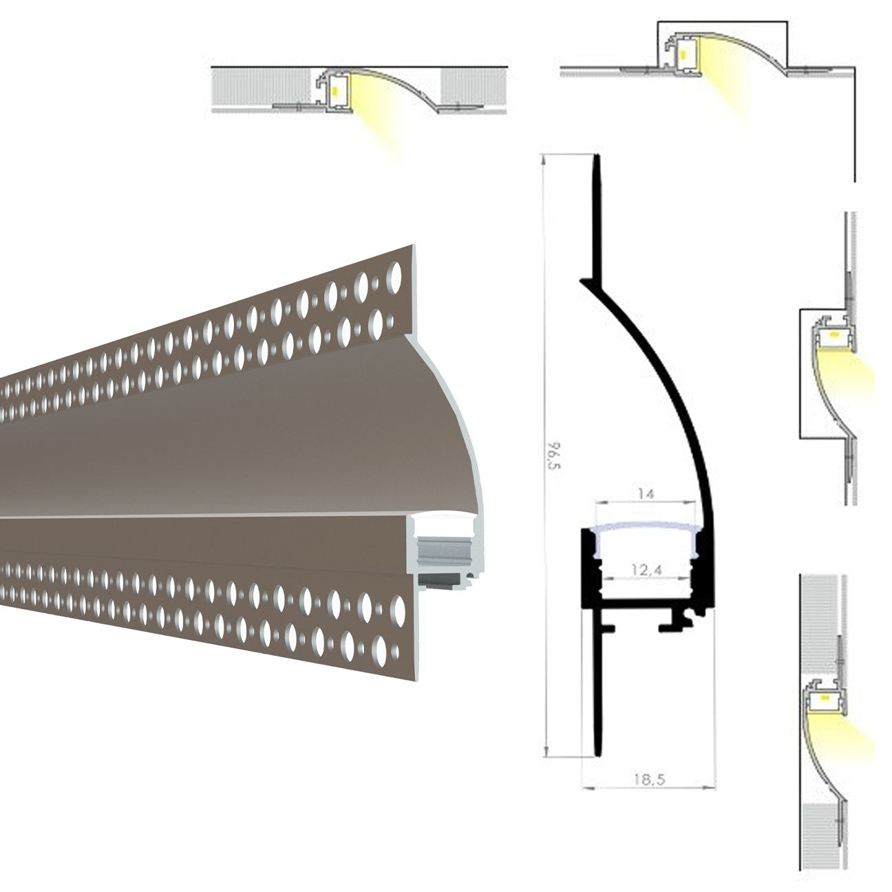 J660 - Recessed LED Channel