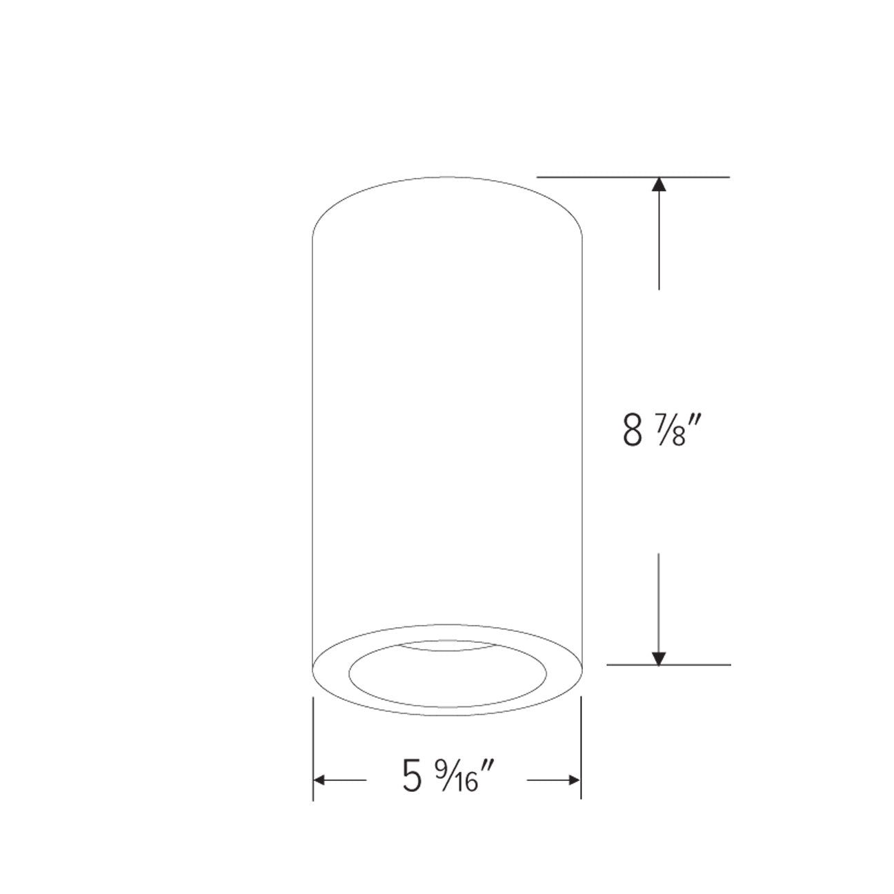 4" Surface Mount Cylinder Light