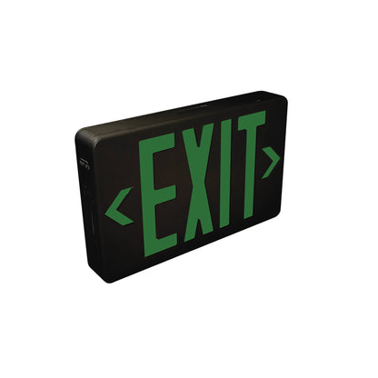 Exit Sign: Thermoplastic, Dual Color