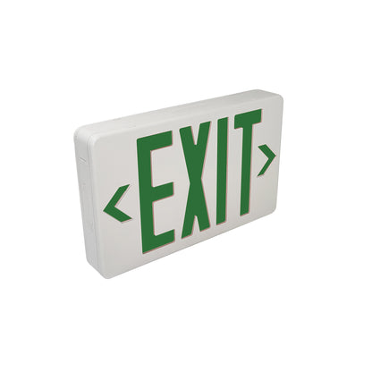 Exit Sign: Thermoplastic, Dual Color