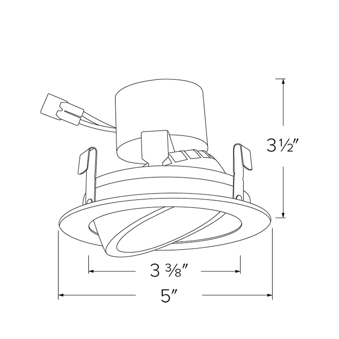 4" LED Adjustable Gimbal Insert